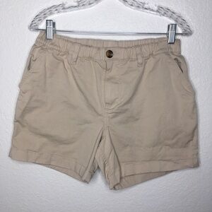 Chubbies Originals 5.5" Inseam "Boomshakalaka" Khaki Stretch Shorts Men Sz Small